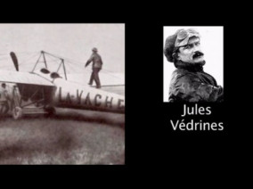 1919 - Jules Védrines se pose sur le toit des Galeries Lafayette, avion privé