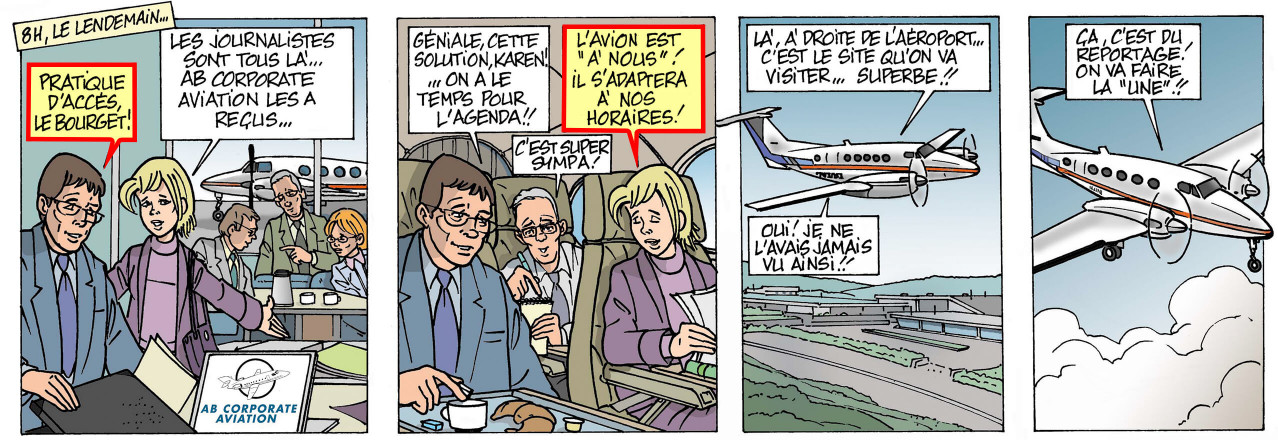 Avantages clients de la location d'avion d'affaire présentés dans cet épisode, location avion d'affaire