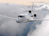 Dassault falcon 8x flying, jet privé long courrier
