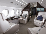 Dassault falcon 8x interior, jet privé long courrier