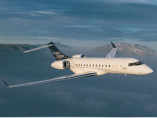 Global express flying in the sky, vol jet privé Bombardier Global Express