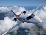 Bombardier learjet 75 flying