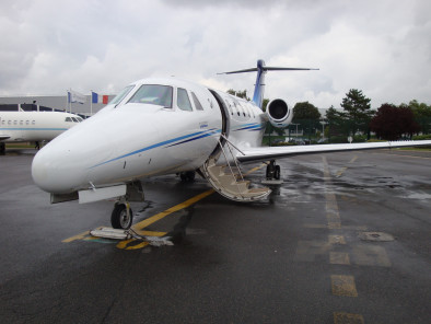 Cessna citation 7 door open