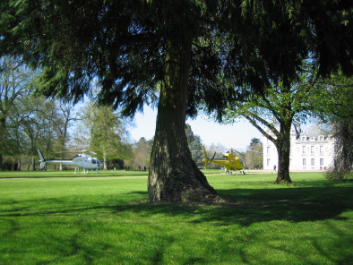 Ecureil cheverny, location hélicoptère