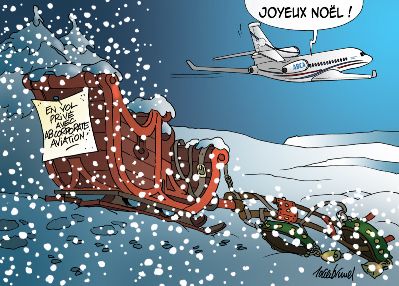 A Noël et toute l’année, je vole malin avec AB Corporate Aviation !, jet privé