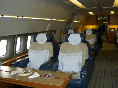 B757 executive inside, location jet d'affaires