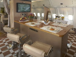 B767 table diner, jets d'affaire