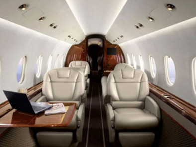 Hawker 4000 inside seats, location d avion