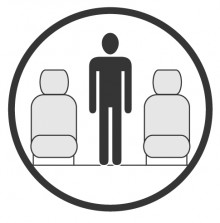 Schéma de la section de la cabine présentant la hauteur disponible pour un passager de Cessna Citation Latitude, disponible à la location pour des vols à la demande en jet privé. Schéma de la section de la cabine présentant la hauteur disponible pour un passager de Cessna Citation Latitude, disponible à la location pour des vols à la demande en jet privé.