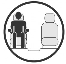 Schéma de la section de la cabine présentant la hauteur disponible pour un passager de Dassault Falcon 10, disponible à la location pour des vols à la demande en avion taxi. Schéma de la section de la cabine présentant la hauteur disponible pour un passager de Dassault Falcon 10, disponible à la location pour des vols à la demande en avion taxi.